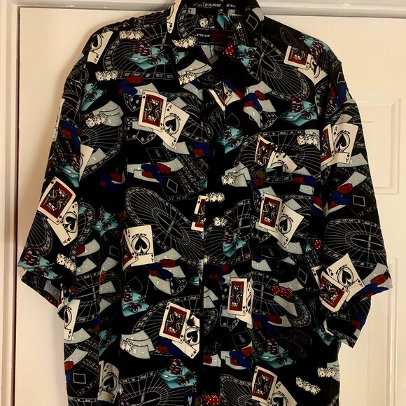 Men's Poker Playing Shirt by Phat Farm XXL - Picture 1 of 2